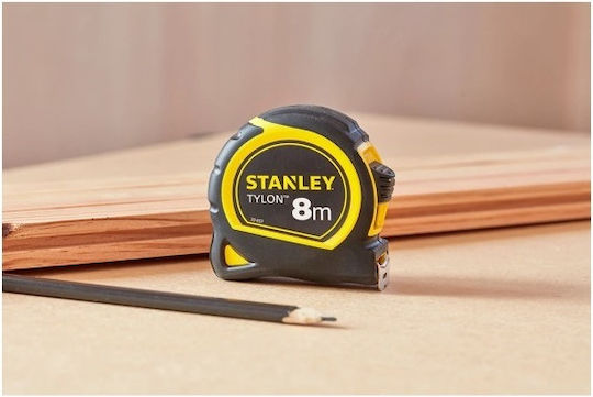 Stanley Tylon Tape Measure with Auto-Rewind 25mm x 8m