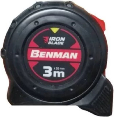 Benman Banda de măsurat cu resetare automată 16mm x 3m