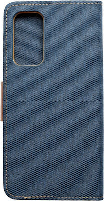 Canvas Fabric Book Navy Blue (Xiaomi Mi 10T / Mi 10T Pro)