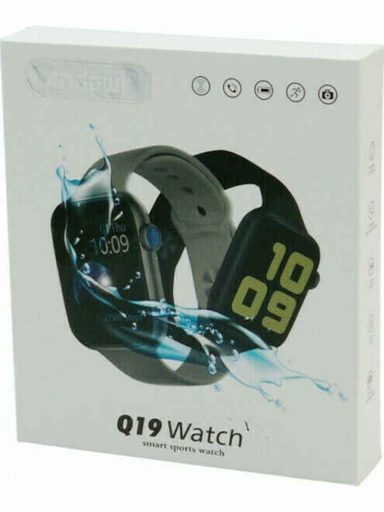 Andowl Q19 Smartwatch (Schwarz)