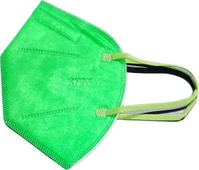 Max Barbeador Max-02 KN95 3D Care Protective Mask Πράσινο 20τμχ