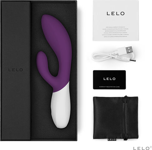 Lelo Ina Wave 2 Δονητής Rabbit 20cm Plum