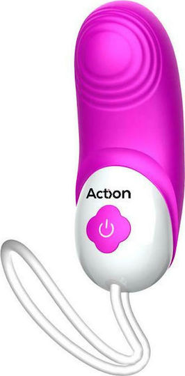 Action No 13 2 in 1 Vibe with Pulsation Function & Air Suction Вибратор Bullet с Дистанционно Управление 9.5см Розов