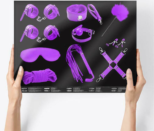 IntoYou BDSM Line Bondage Set 10 Pieces BDSM Kit σε Μωβ Χρώμα 10τμχ
