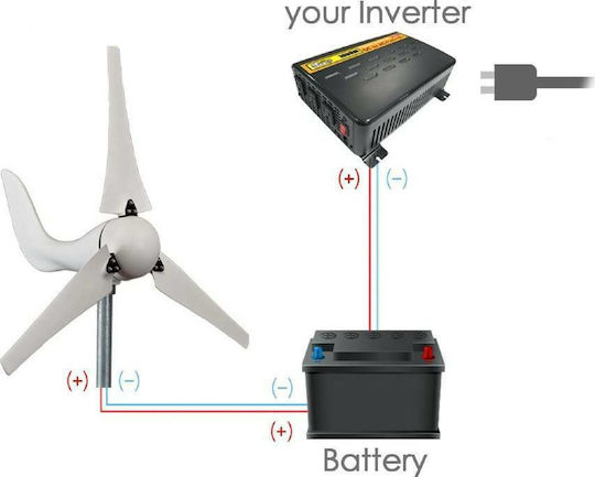 150FS Wind Turbine with 150W Rated Power 12V with Charge Regulator