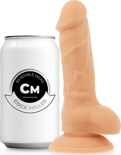 Cock Miller Ρεαλιστικό Dildo με Όρχεις και Βεντούζα Flesh 13cm