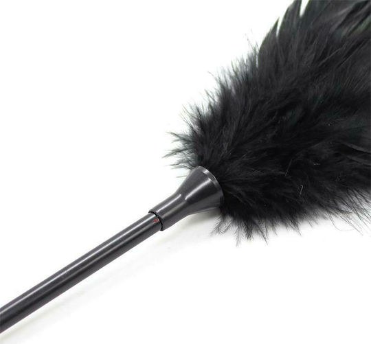 Fetish Addict Feather Tickler & Paddle 2 in 1 Paddle 48cm Black