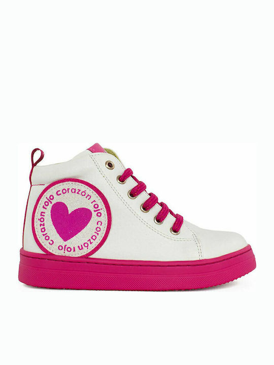 Kids Sneakers High Anatomic White