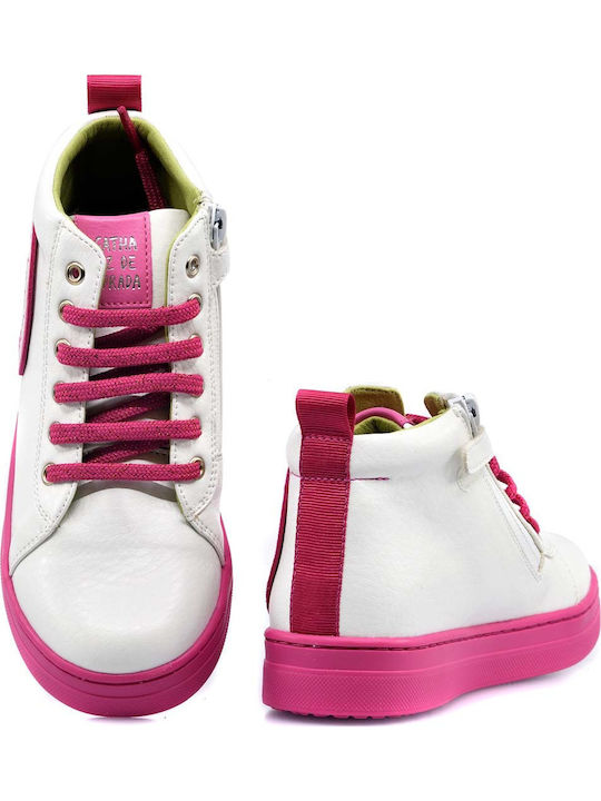 Kids Sneakers High Anatomic White