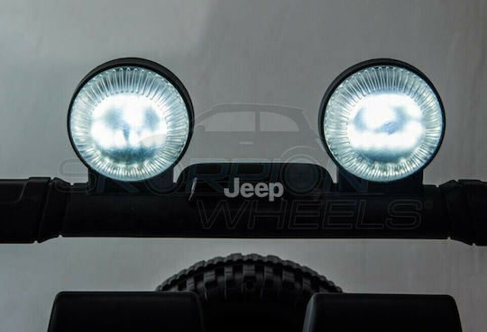 Wrangler Rubicon Μονοθέσιο με Τηλεκοντρόλ Licensed 12 Volt Λευκό