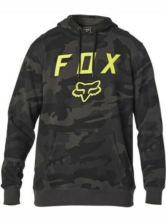 Legacy Moth Φούτερ με Κουκούλα Camo Black
