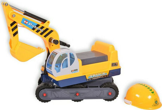 Moni Excavator 138 Baby Push Walker Ride On for 36+ Months Yellow