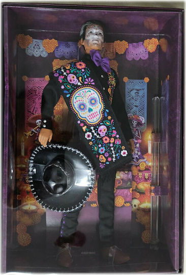 Barbie Signature 2021 Dia De Los Muertos Collectible Boy Doll Ken for 6+ years old+ Years