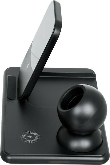 GloboStar Încărcător Wireless (Qi Pad) 15W Negruς (79699)