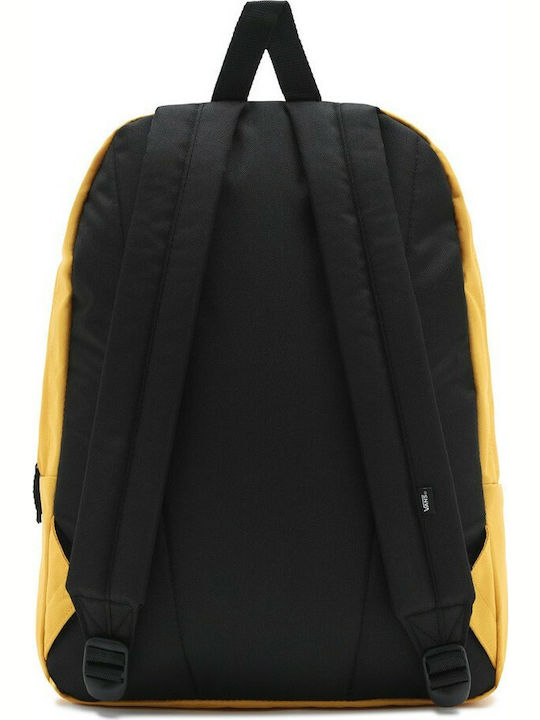 Vans Realm Golden Glow School Bag Backpack Junior High-High School in Yellow color 22lt