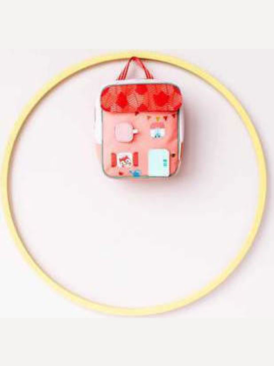 Lilliputiens Little House School Bag Backpack Kindergarten in Pink color