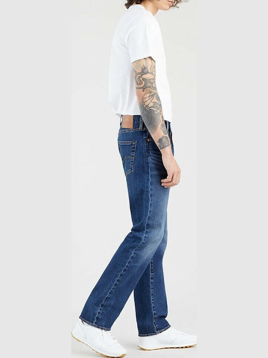 501 Men's Jeans Pants with Regular Straight Fit Blue
