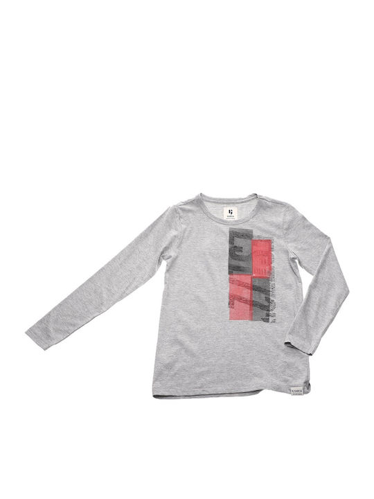 Kinderhemd Langarm Gray
