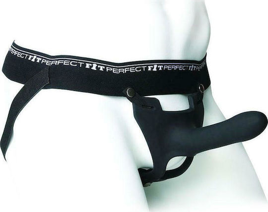 Perfect Fit Brand Zoro Gurtzeug mit Dildo 13.9cm in Schwarz Farbe
