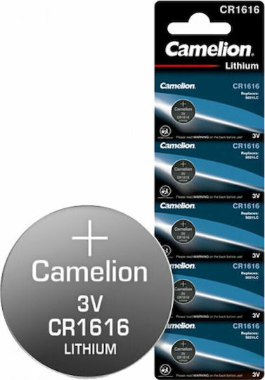 Camelion Μπαταρίες Λιθίου Ρολογιών CR1616 3V 5τμχ
