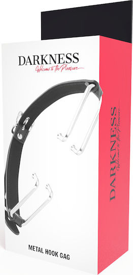 Darkness Metal Hook Gag Φίμωτρο σε Μαύρο Χρώμα