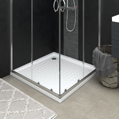 vidaXL Square Acrylic Shower White 80x80x4cm