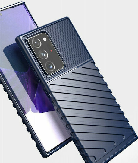 Hurtel Flexible Tough Rugged Back Cover Σιλικόνης Μπλε (Galaxy Note 20 Ultra)