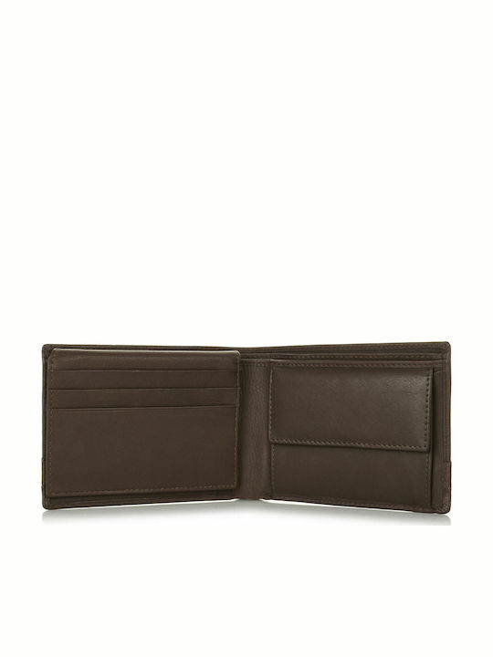 Leather Men's Wallet Classic Brown