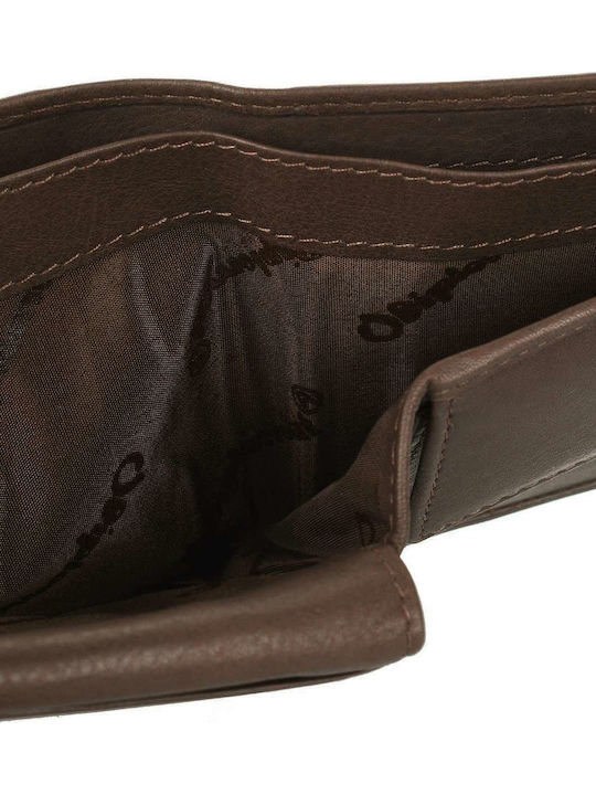 Leather Men's Wallet Classic Brown