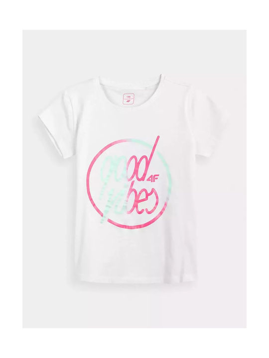 4F Kids T-shirt White