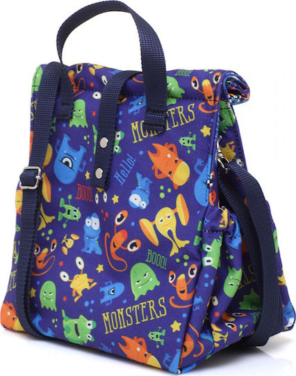 The Lunch Bags Original Junior 81330 Σχολικό Ισοθερμικό Τσαντάκι Φαγητού Χειρός 5lt Μπλε 16x21x24εκ.