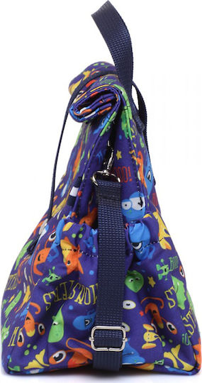 The Lunch Bags Original Junior 81330 Σχολικό Ισοθερμικό Τσαντάκι Φαγητού Χειρός 5lt Μπλε 16x21x24εκ.
