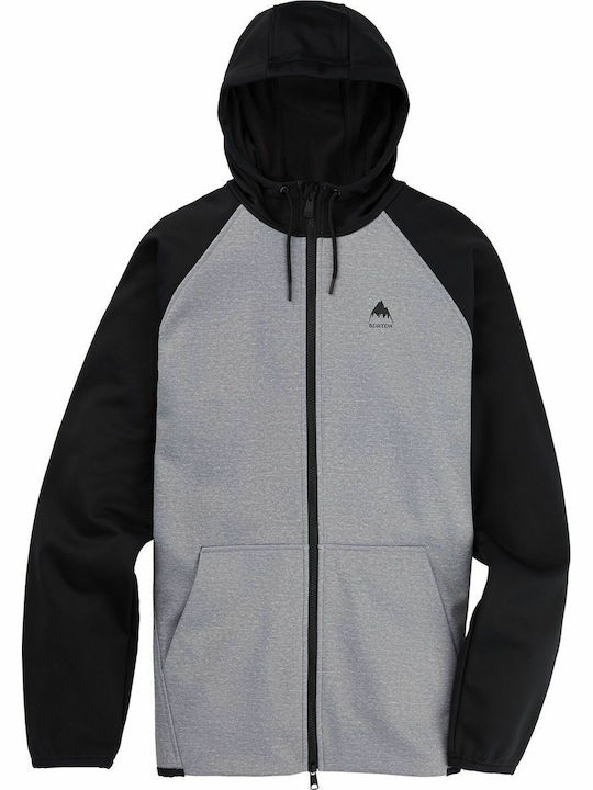 Crown Weatherproof Ζακέτα με Κουκούλα Heather Grey