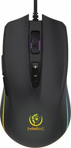 Rebeltec Predator RGB Gaming Ποντίκι 6400 DPI Μαύρο