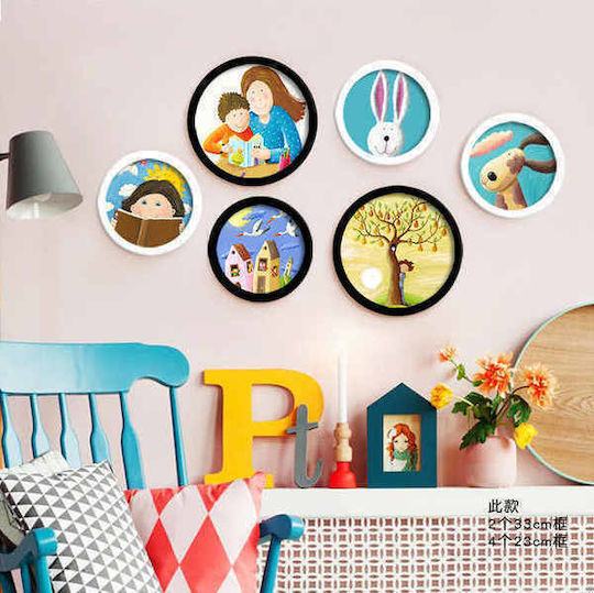Fiko Kids Wall Art Houses