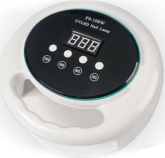 F9 Smart 2.0 Nail Polish Curing Lamp UV / LED 108W White