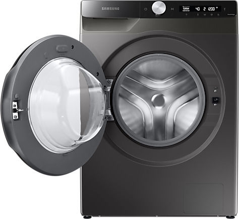 Samsung Πλυντήριο Ρούχων 9kg με Τεχνολογία Ατμού 1400 Στροφών Ecobubble Inox WW90T504DAX/S7