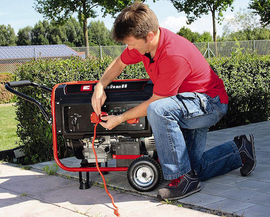 Einhell TC-PG 55/E5 Generator Benzină (în patru timpi) Patru timpi cu Roți și Putere Maximă 4.125kVA