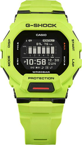 Casio G-Shock GBD-200-9 Waterproof Smartwatch (Lime Green)