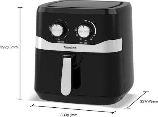 Turbotronic Friteuză cu aer 7.5lt Negru TT-AF7D