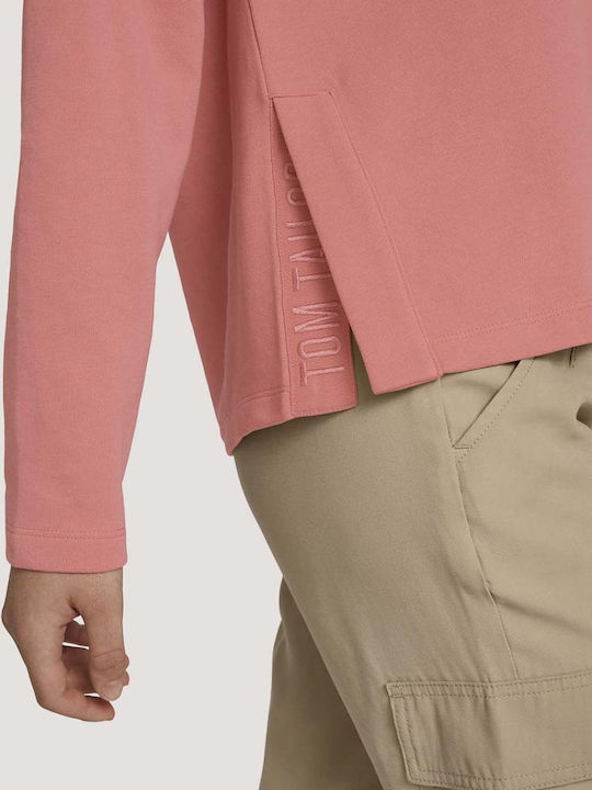 Damen Sweatshirt Kapuzen Rosa
