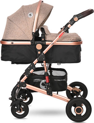 Lorelli Alba 3 in 1 Premium Adjustable 3 in 1 Baby Stroller Suitable for Newborn Pearl Beige 11.5kg