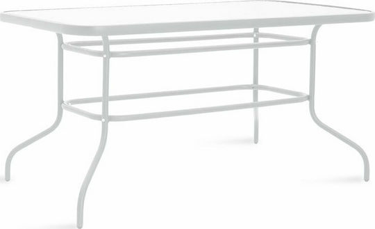 Garten- und Outdoor-Möbelsets Typsatz Speisesaal 7 Stücke Herstellerfarbe Weiß / Braun