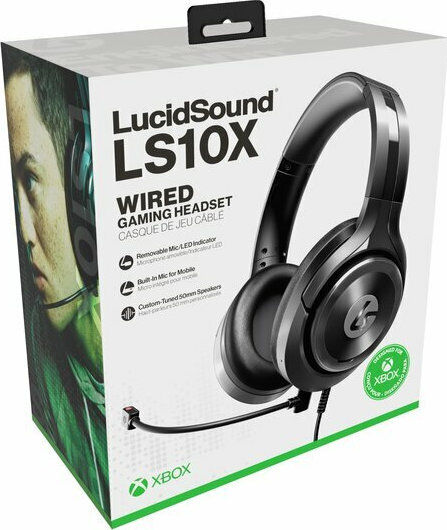 Lucidsound LS10X Über Ohr Gaming-Headset mit Verbindung 3,5mm Schwarz