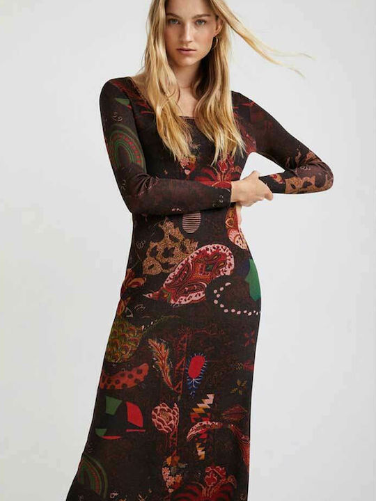 Dress Midi Φόρεμα Chocolate