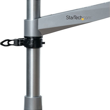 StarTech Halterung Auf dem Schreibtisch Monitor bis 30" mit Arm Silber (ARMPIVOTB2)