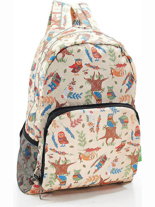 Eco Chic Beige Owl Πλάτης Μπεζ