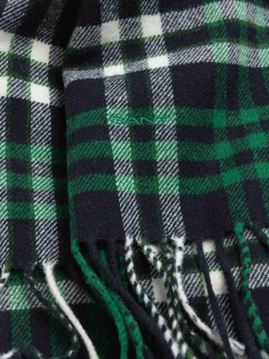 Gant Men's Wool Scarf Green