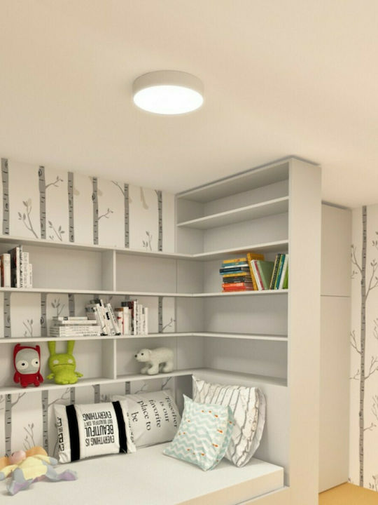Rendl Light Studio Larisa R 22 Στρογγυλό Εξωτερικό LED Panel 20W με Θερμό Λευκό Φως 3000K