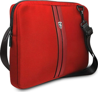 Ferrari Urban Collection Θήκη για Laptop 13" Red with Black Piping